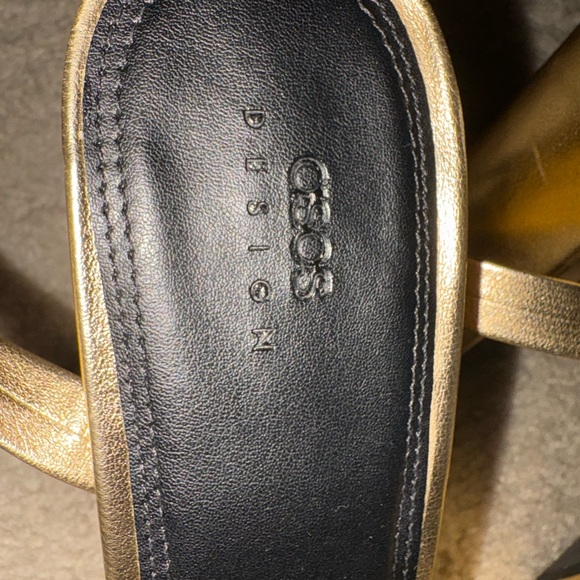 ASOS Gold Strappy Heels - Picture 3 of 8